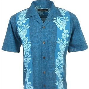 Tropical Luau Beach Pineapple Hawaiian Aloha Shirt